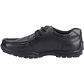 Hush Puppies Mackenzie Leather Boys's Black Lace-Up Shoes