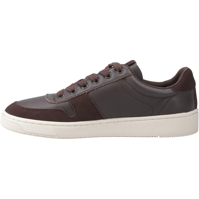 TOMS TRVL Lite Court Leather Men's Brown Trainers