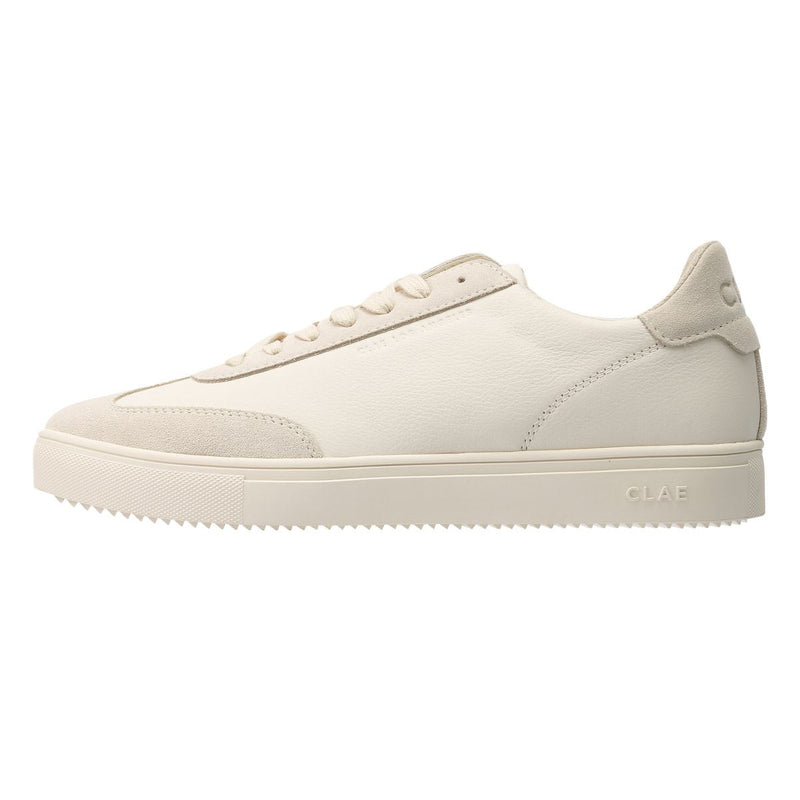 Clae Deane Leather Men's Triple Off White Sneakers