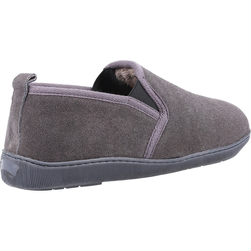 Hush Puppies Arnold Suede Men's Grey Slippers