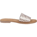 Hush Puppies Hetty Slide Leather Women's Bronze Sandals