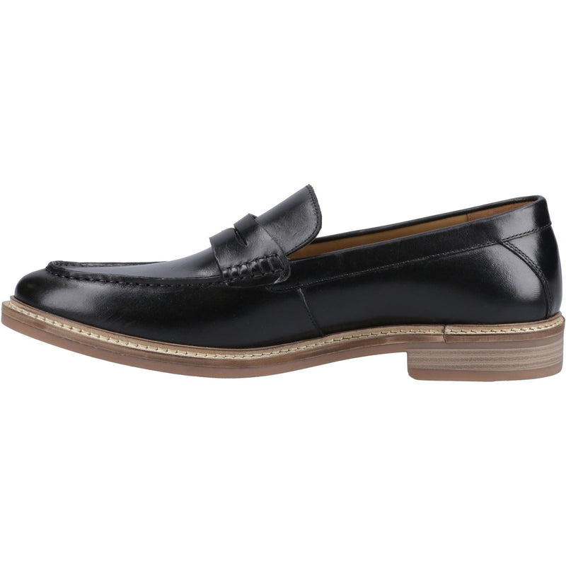 Hush Puppies Benedict Leather Men's Black Loafers