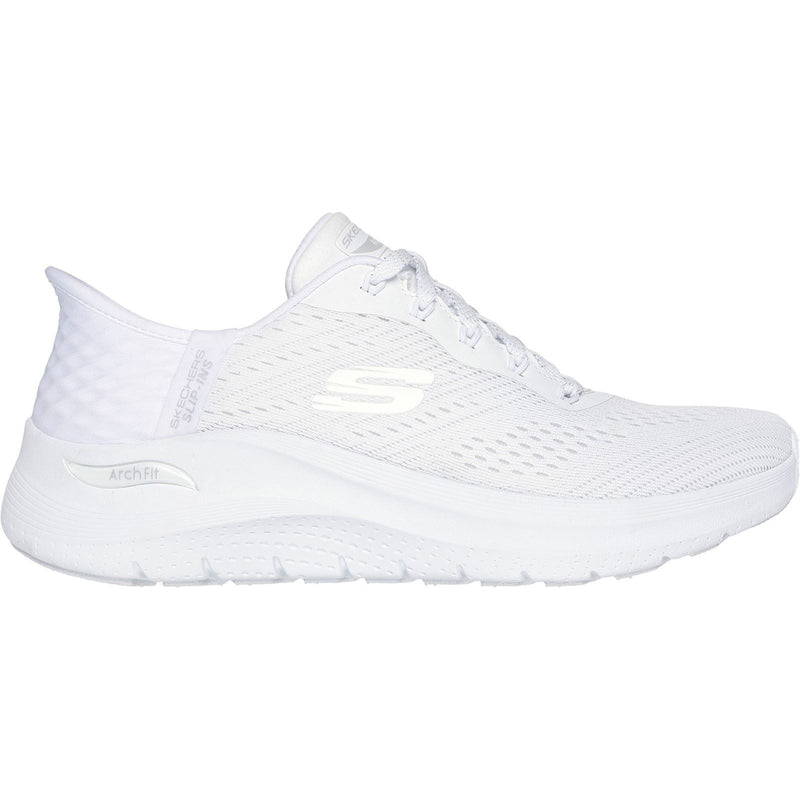 Skechers Arch Fit 2.0 - Easy Chic Textile Women's White Sneakers