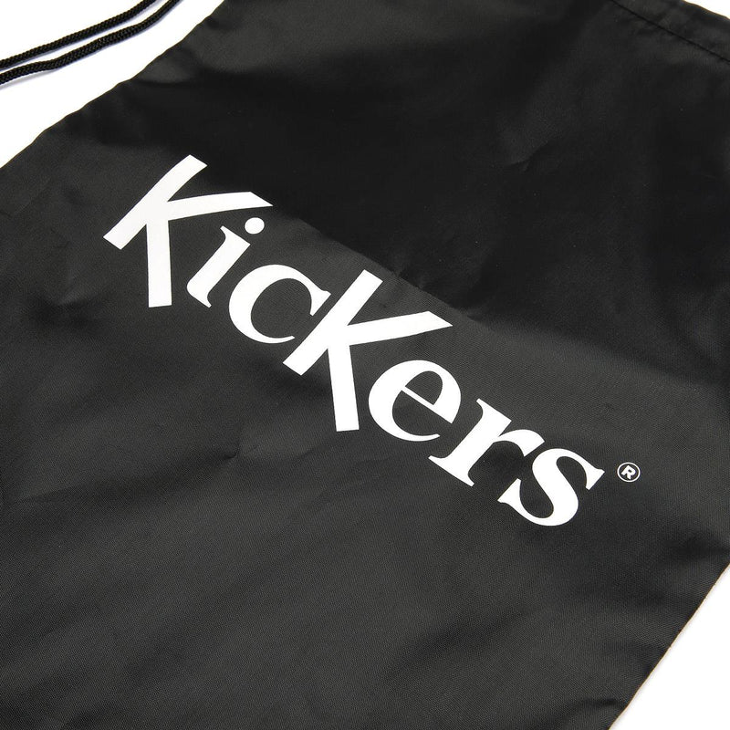 Kickers School PE Polyester Black Drawstring Bag