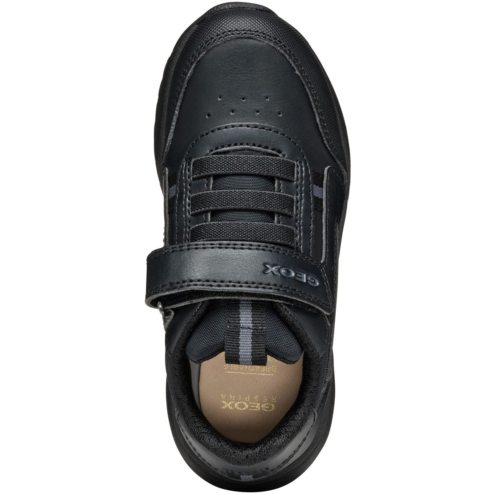 Geox J Briezee B. A Boy's Black Trainers