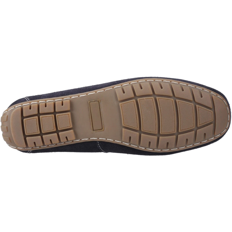 Hush Puppies Ralph Suede Leather Men's Navy Loafers