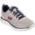 Skechers Track Leshur Synthetic Men's Taupe/Navy Sneakers