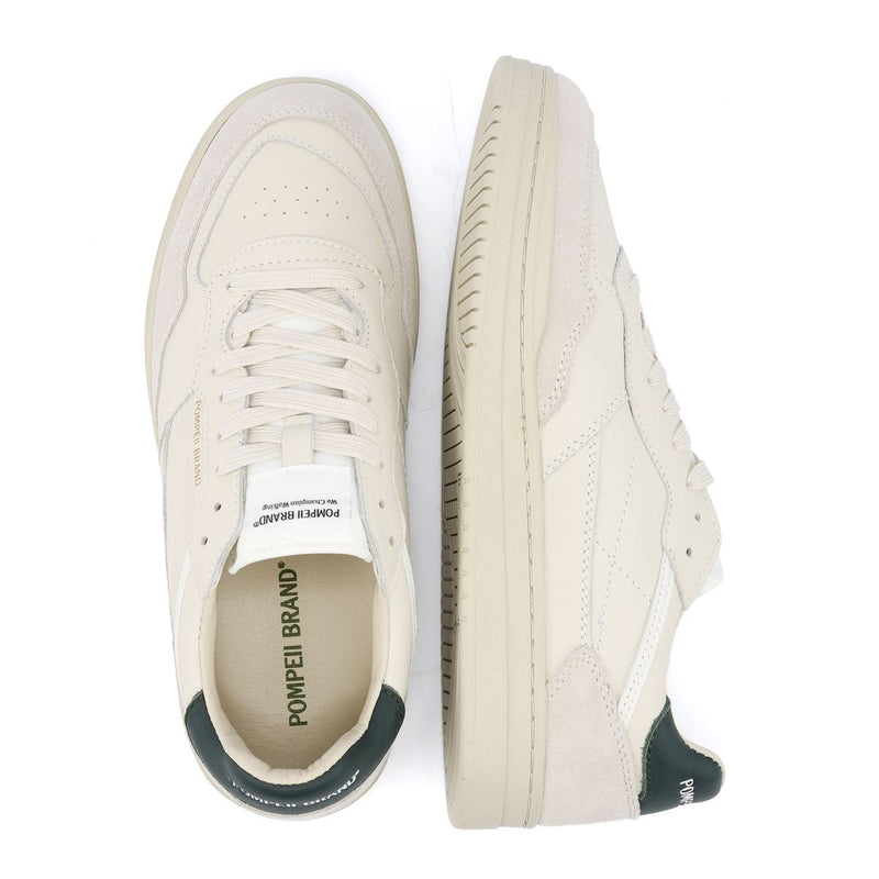 Pompeii Elan Leather Men's Ecru/Jasper Sneakers