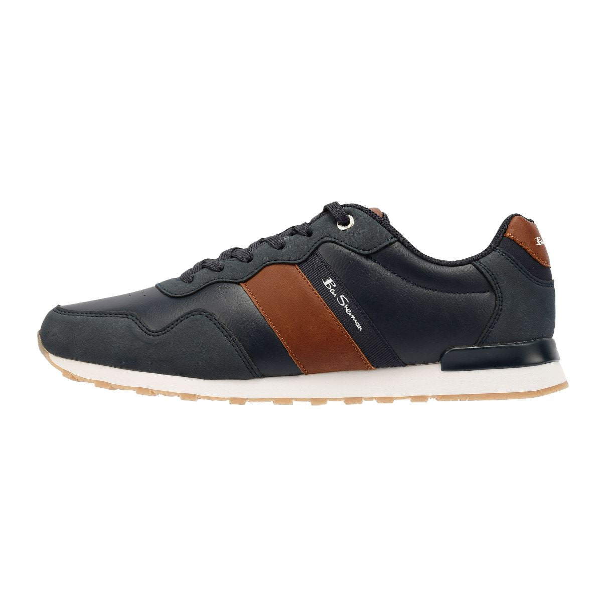 Ben Sherman Owen Retro Men's Navy/Tan Sneakers