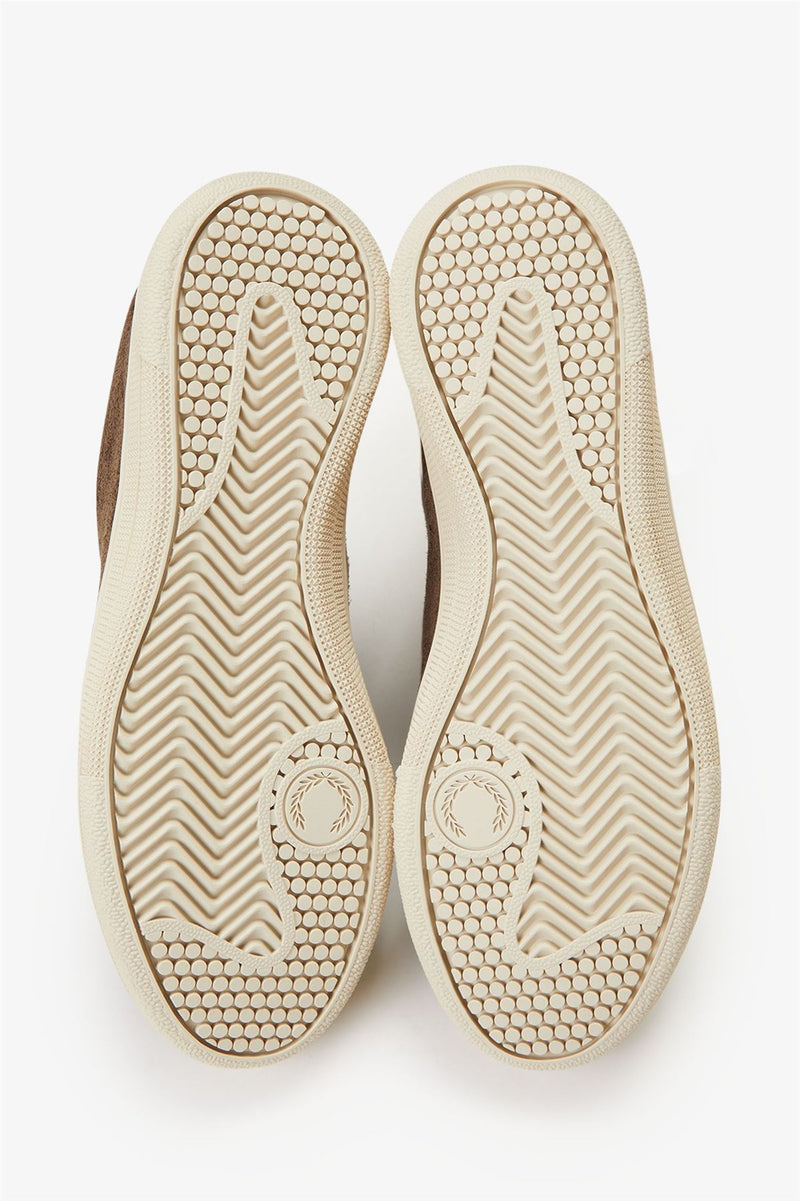 Fred Perry Tennis Shoe Suede Men's Tobacco/Ice Cream Sneakers