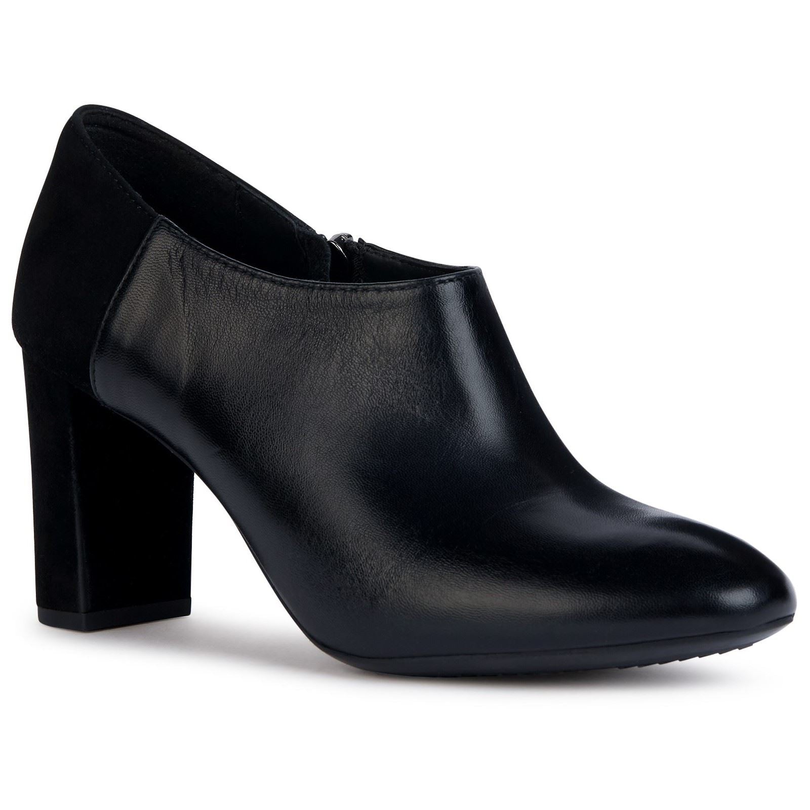 Geox D PHEBY Leather Women's Black Heels