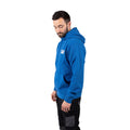 Caterpillar Trademark Banner Cotton Men's Blue Hooded Sweatshirt
