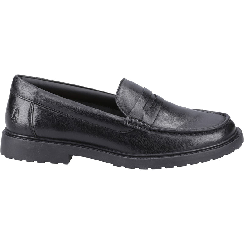 Hush Puppies Verity Slip On Leather Women's Black Loafers