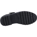 Hush Puppies Fiona SNR Leather Girls's Black Shoes