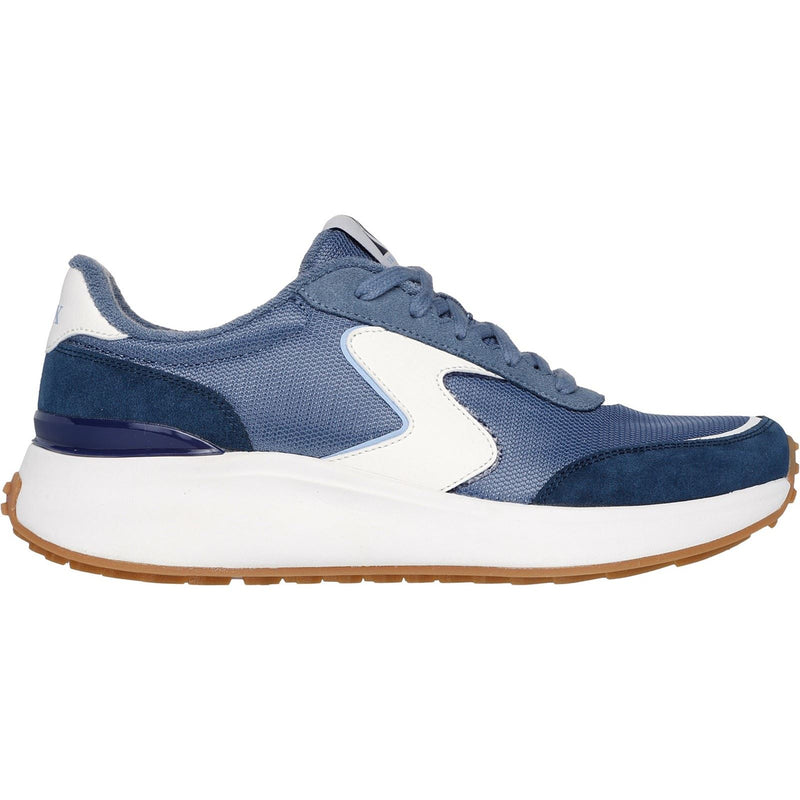 Skechers BLVD Retro Runner Leather Women's Navy Sneakers