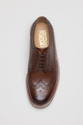 Chapman & Moore Longwing Brogue Country Leather Men's Choco Shoes