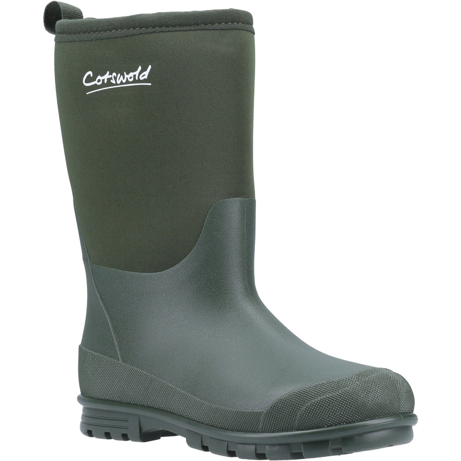 Cotswold Hilly Synthetic Green Wellington Boots