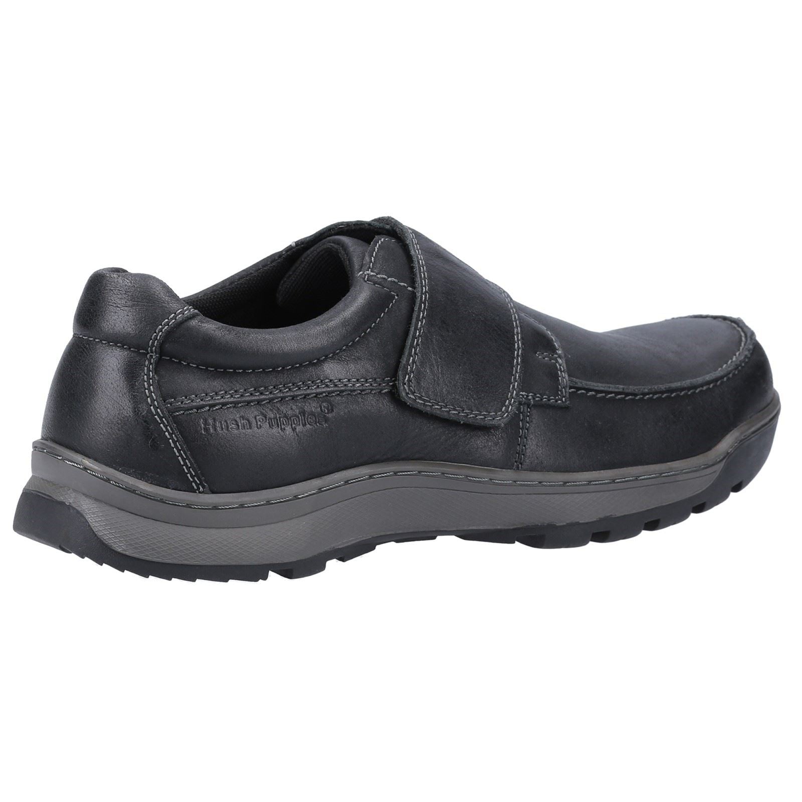 Hush Puppies Casper Leather Men's Black Loafers