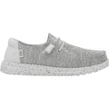 HEYDUDE Wendy Sox Polyester/Cotton/Spandex Women's Stone White Loafers