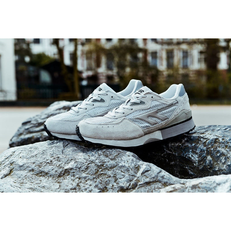Hi-Tec Silver Shadow OG PU Suede Men's Silver/Grey/Green Sneakers