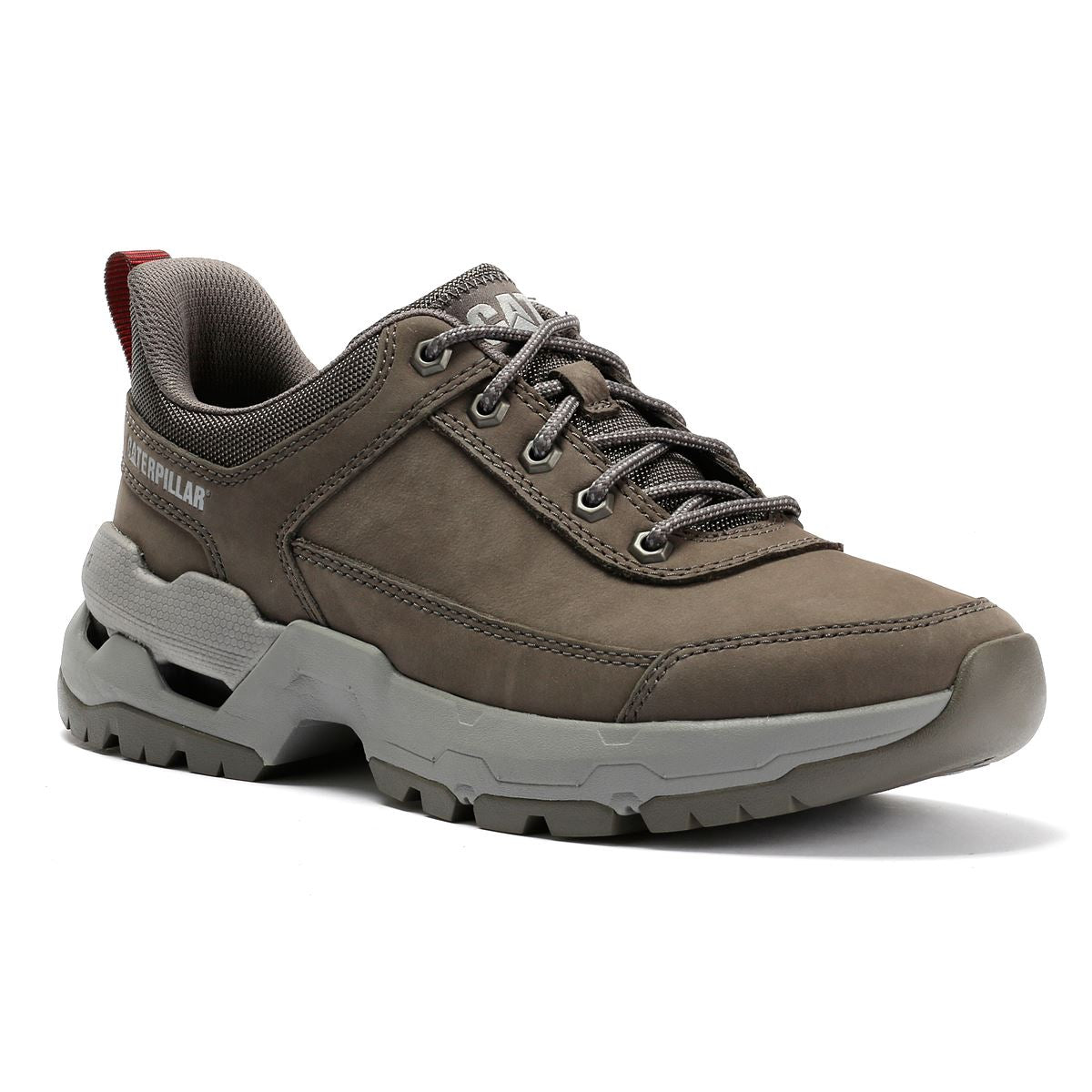 Caterpillar Surge Hiker Lo Waxy Nubuck Men's Dark Gull Gray Lace-Up Shoes