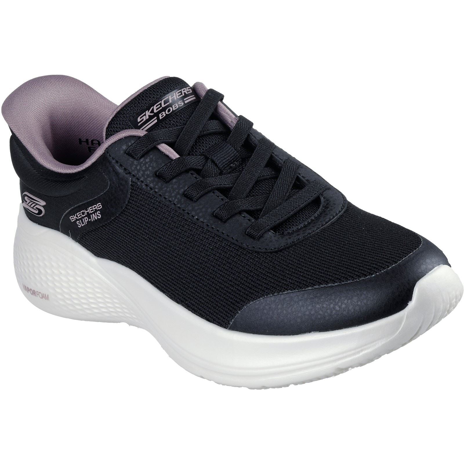 Skechers BOBS Infinity Vapor Glow Synthetic Women's Black Sneakers