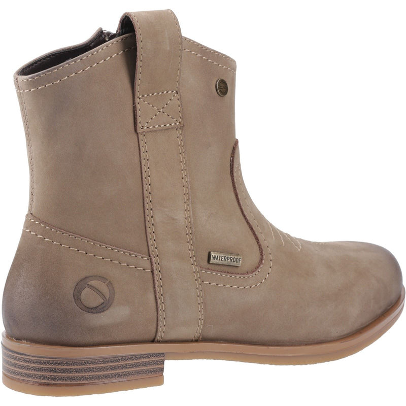 Cotswold Signet Leather Women's Taupe Boots