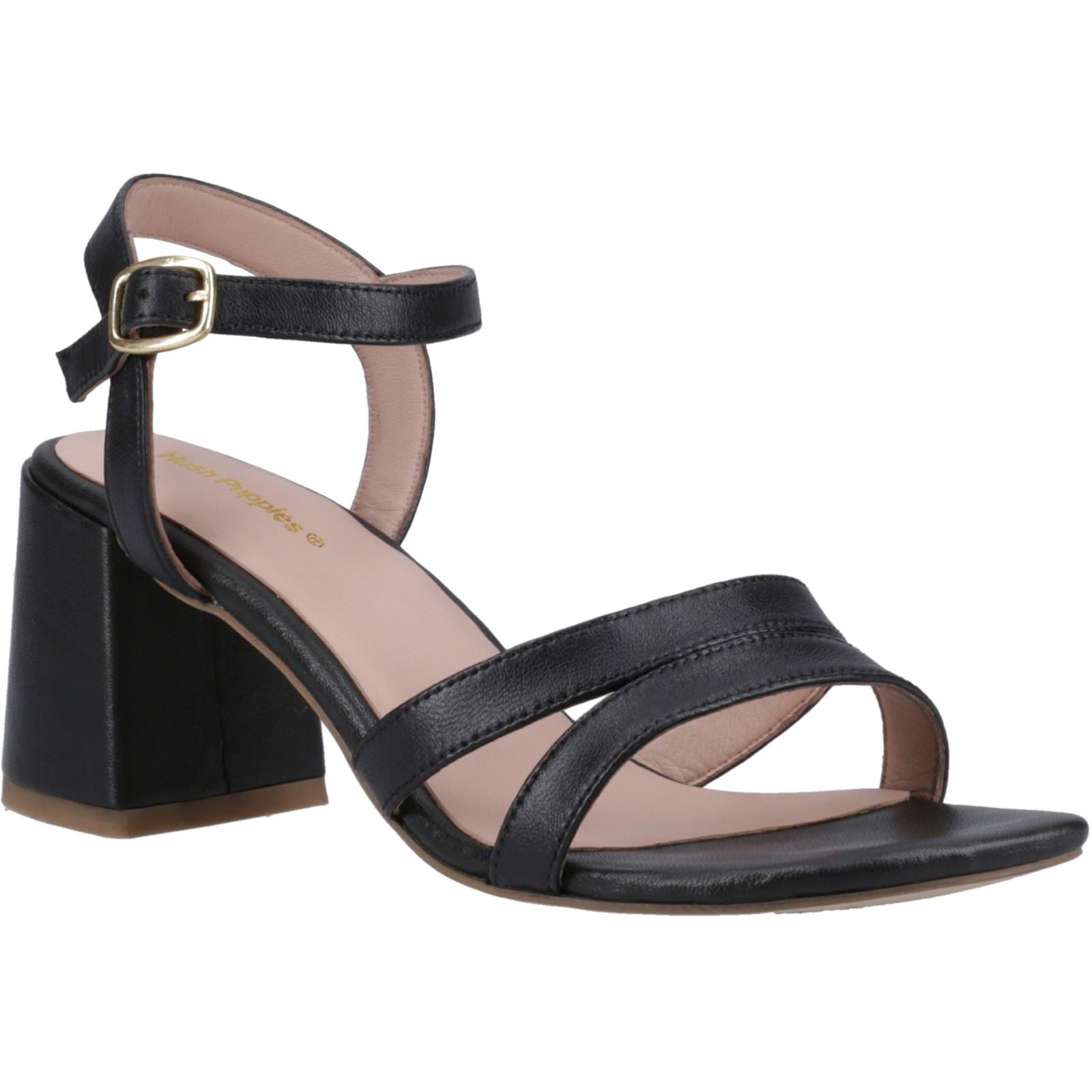 Hush Puppies Nalani Leather Women's Black Heels