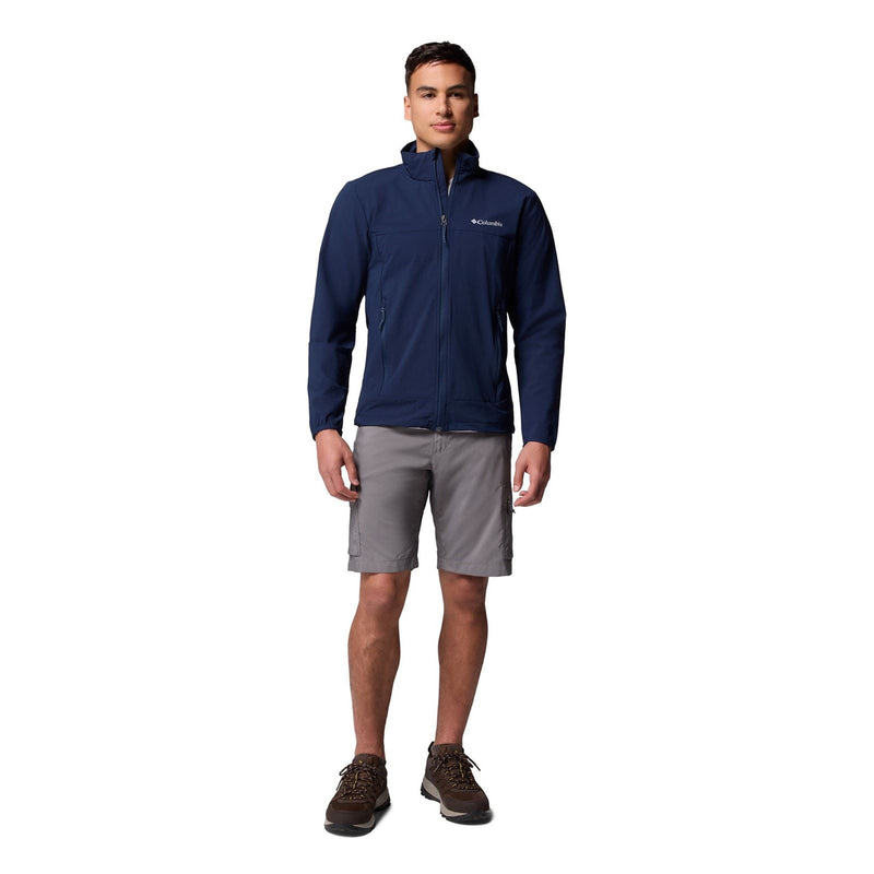 Columbia Heather Canyon II Jacket Men's Blue Softshell Jacket