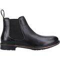 Hush Puppies Justin Chelsea Leather Men's Black Boots