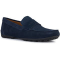 Geox U KOSMOPOLIS + GRIP Leather Men's Navy Loafers