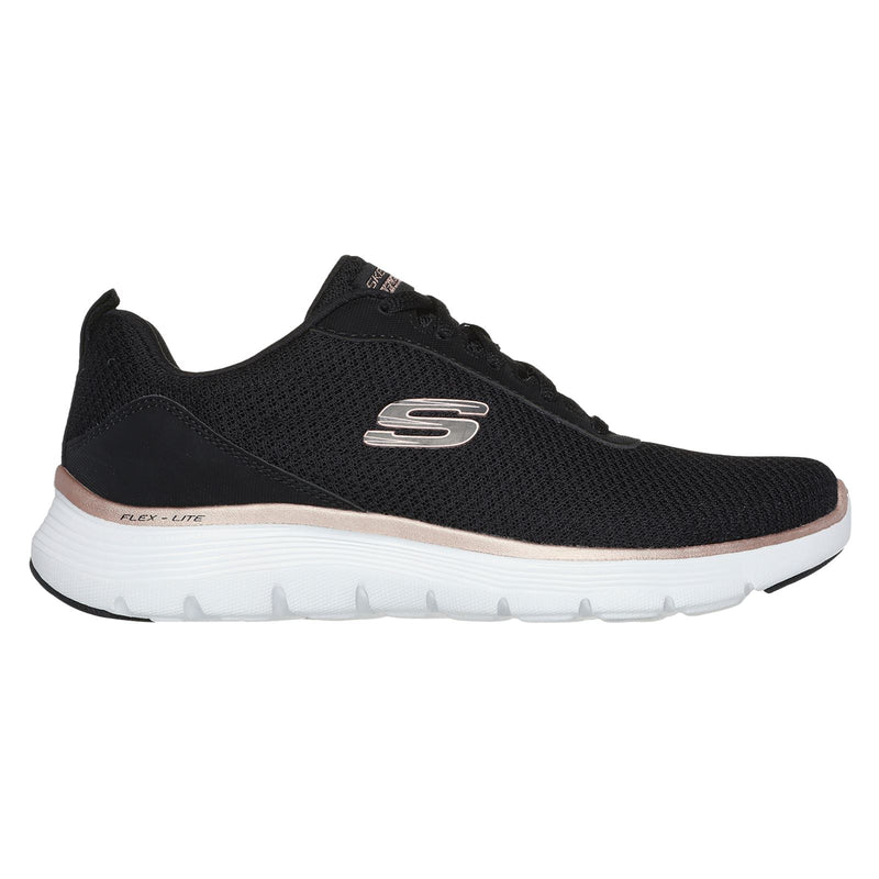 Skechers Flex Appeal 5.0 Uptake Textile Women's Black/Rose Gold Sneakers
