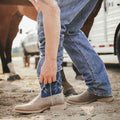 Durango Rebel Pro Lite Leather Men's Buffalo Tan/Fog Boots