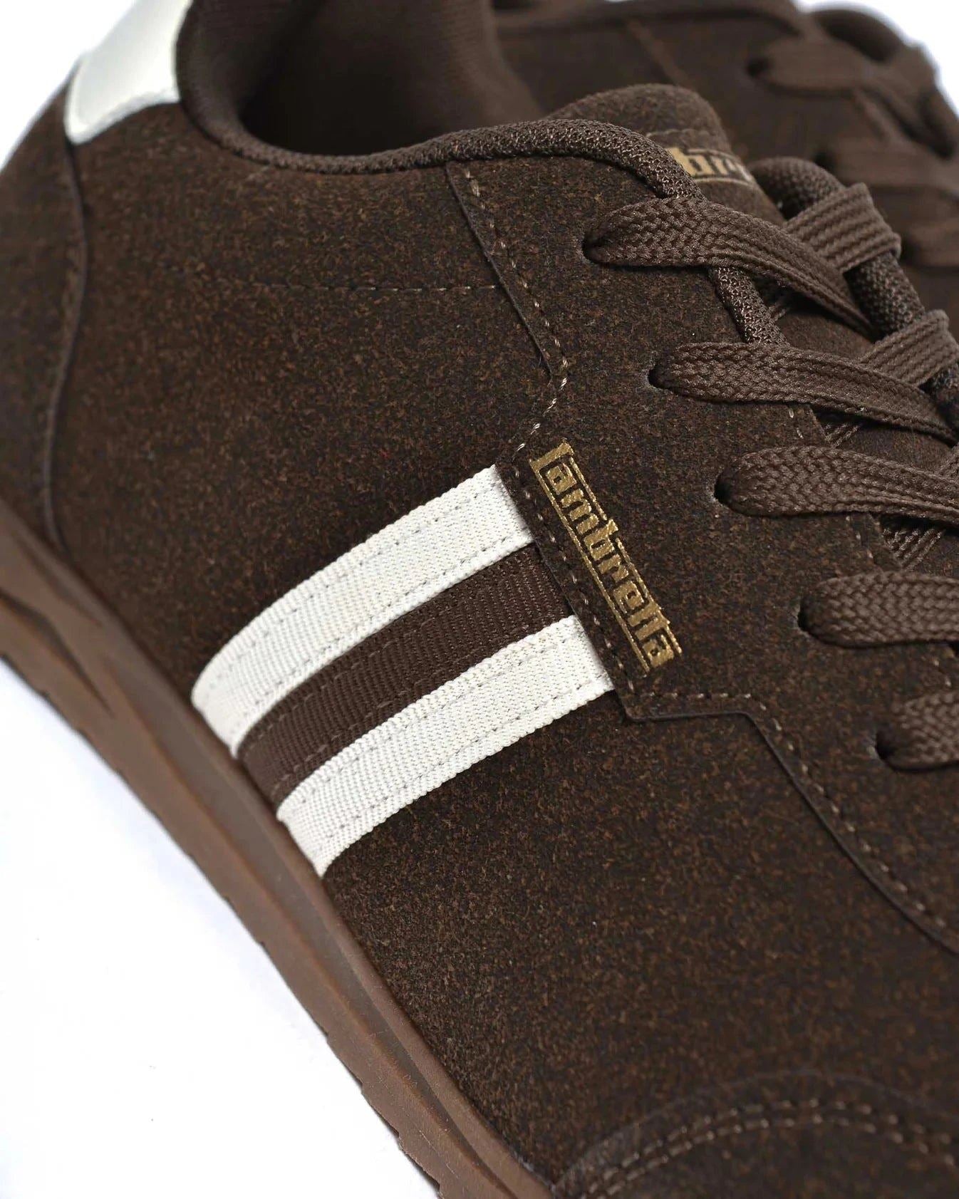 Lambretta Tackle Men's Chocolate Sneakers