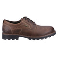 Cotswold Tadwick Leather Men's Dark Tan Lace-Up Shoes