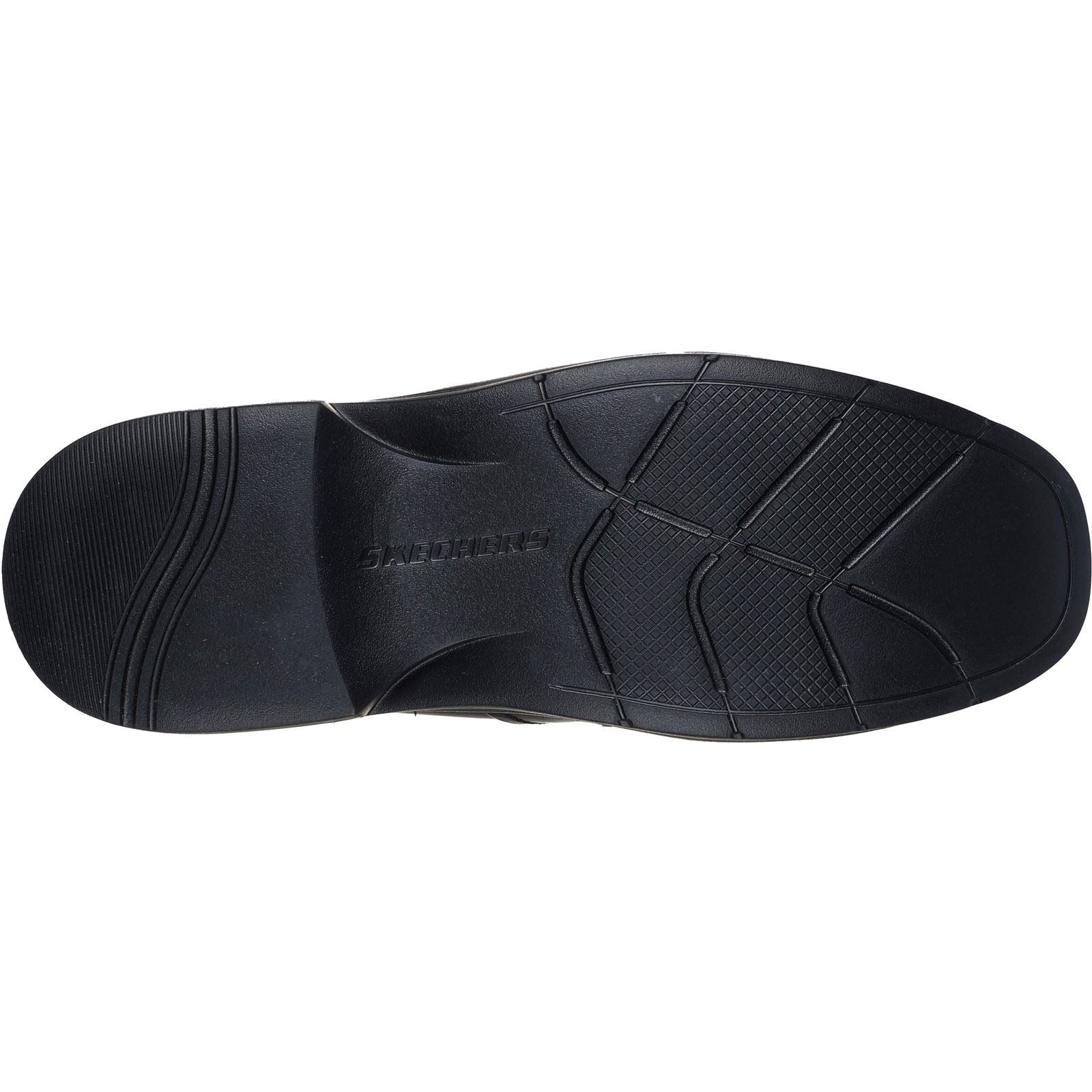 Skechers Caswell Frantone Leather Men's Black Shoes