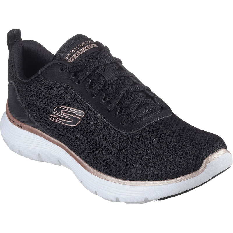 Skechers Flex Appeal 5.0 Uptake Textile Women's Black/Rose Gold Sneakers