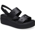 Crocs Brooklyn 4U Synthetic Women's Black Sandals