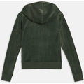 Juicy Couture Robertson Classic Jacket Synthetic Women's Green Hooded Sweatshirt