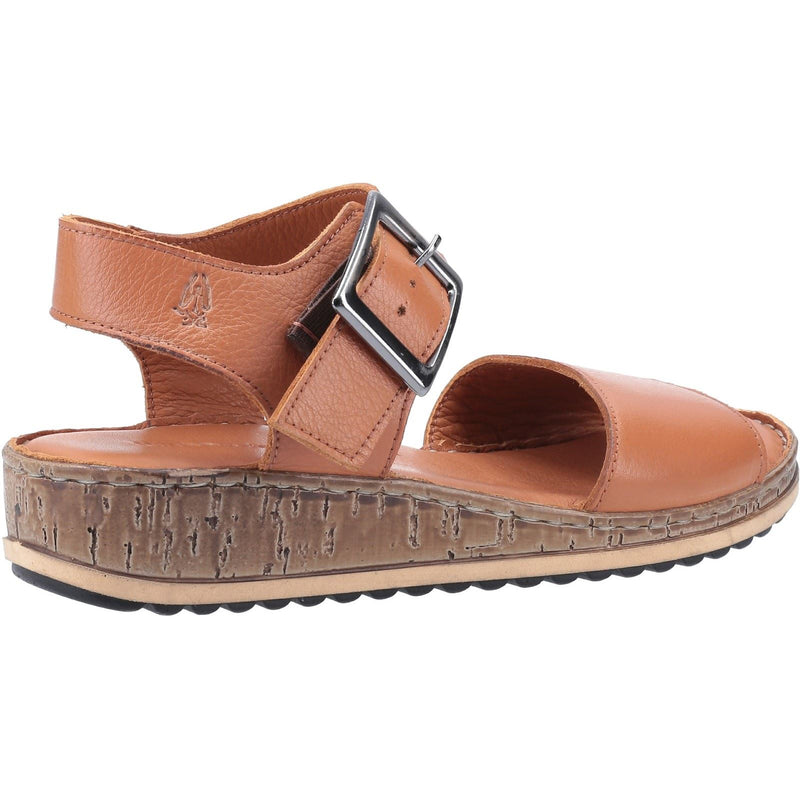 Hush Puppies Ellie Leather Women's Tan Sandals