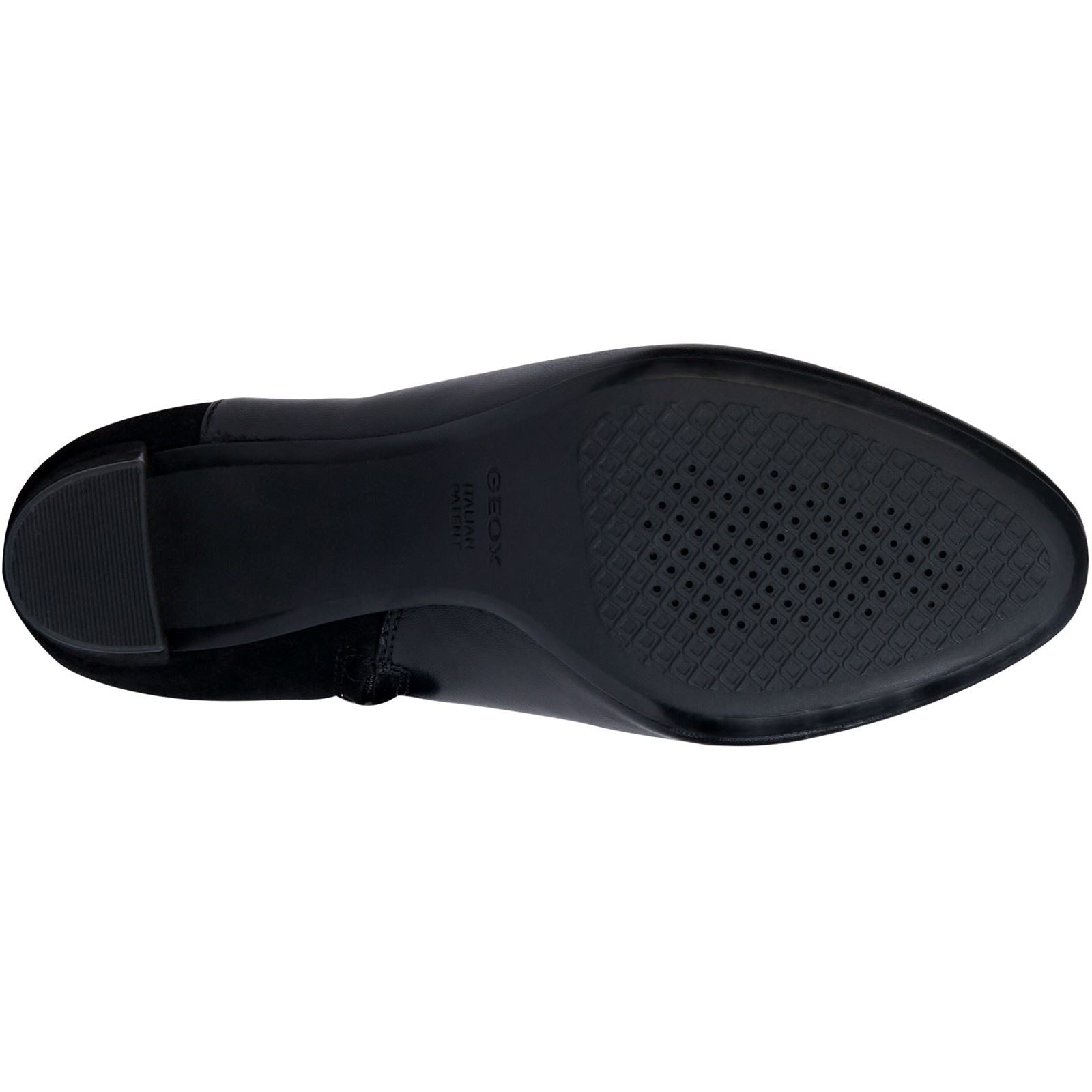 Geox D PHEBY Leather Women's Black Heels