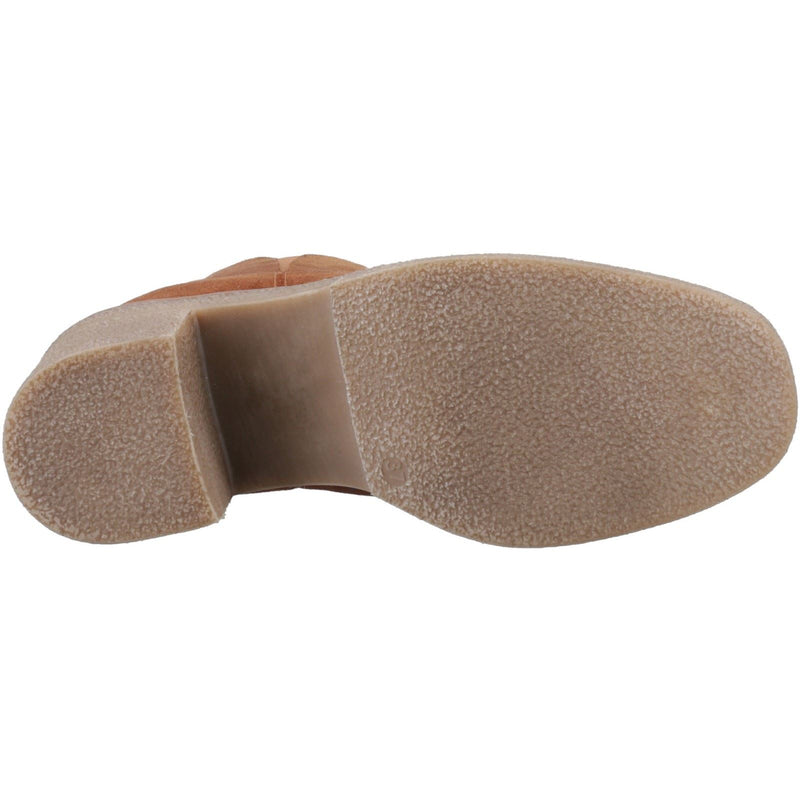 Hush Puppies Felicia Suede Women's Tan Heeled Chelsea Boots