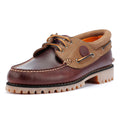 Timberland Authentic Leather Burgundy Boat Shoes