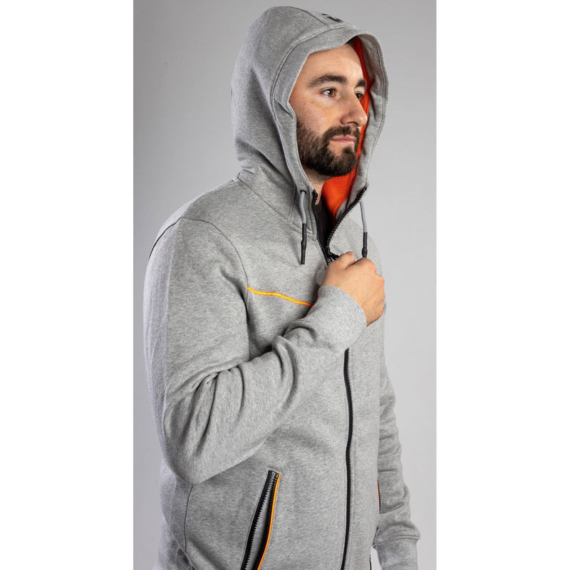 Helly Hansen Workwear Chelsea Evolution Cotton Men's Grey Hooded Sweatshirt