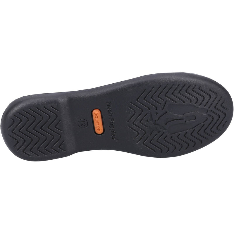 Hush Puppies Bridget JNR Leather Girls's Black Brogues