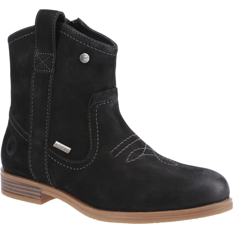 Cotswold Signet Leather Women's Black Boots