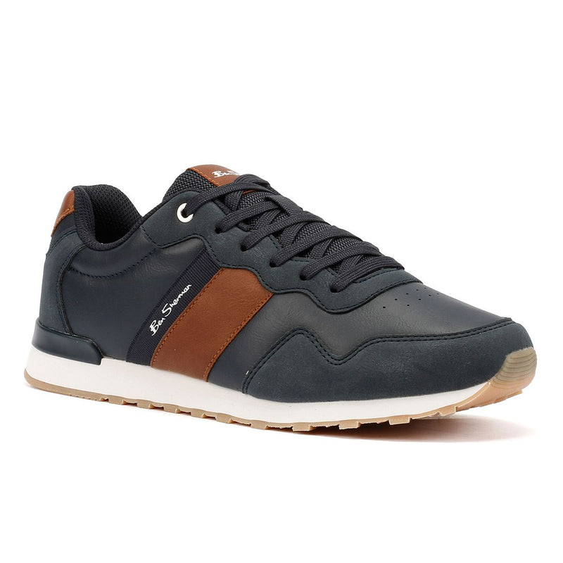 Ben Sherman Owen Retro Men's Navy/Tan Sneakers
