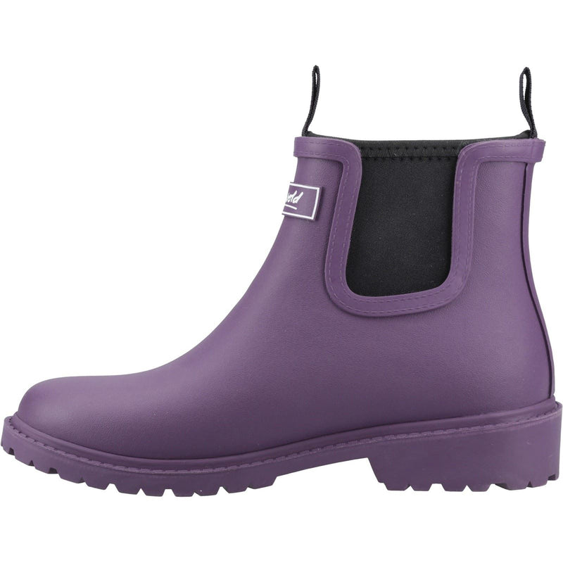 Cotswold Barton Synthetic Women's Purple Wellington Boots