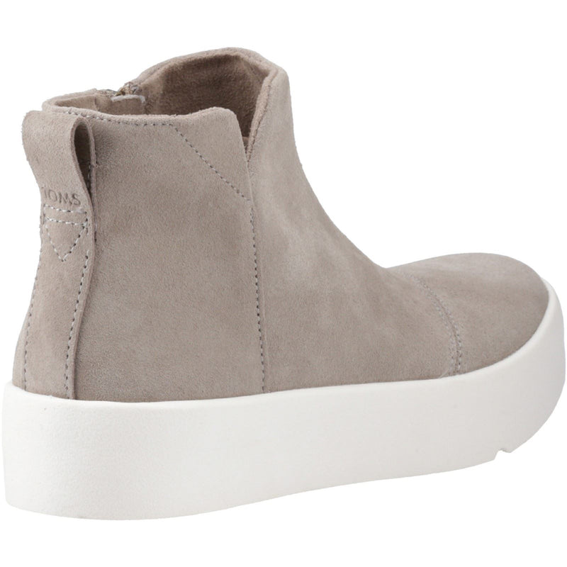 TOMS Verona Mid Leather Women's Taupe Boots