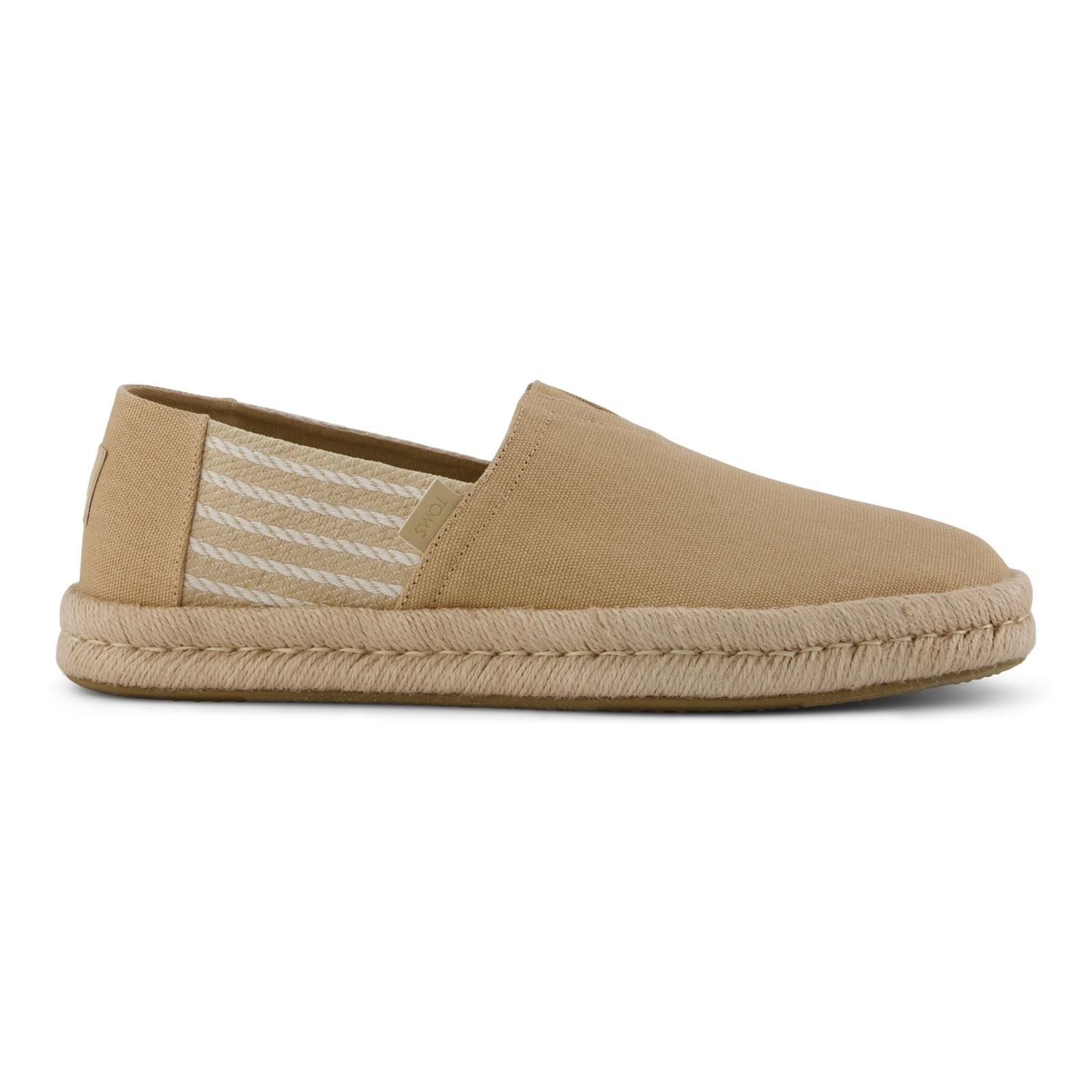 TOMS Alpargata Rope 2.0 Cotton Men's Oatmeal Slip-On Shoes
